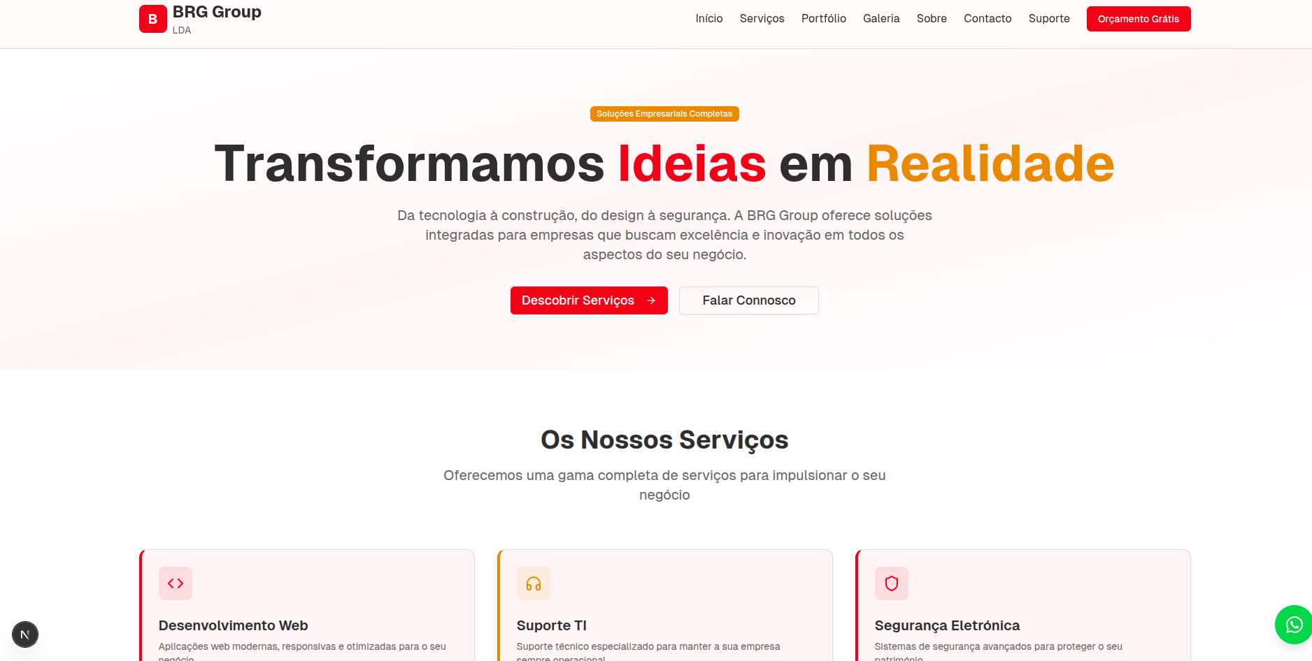 Criação de Websites